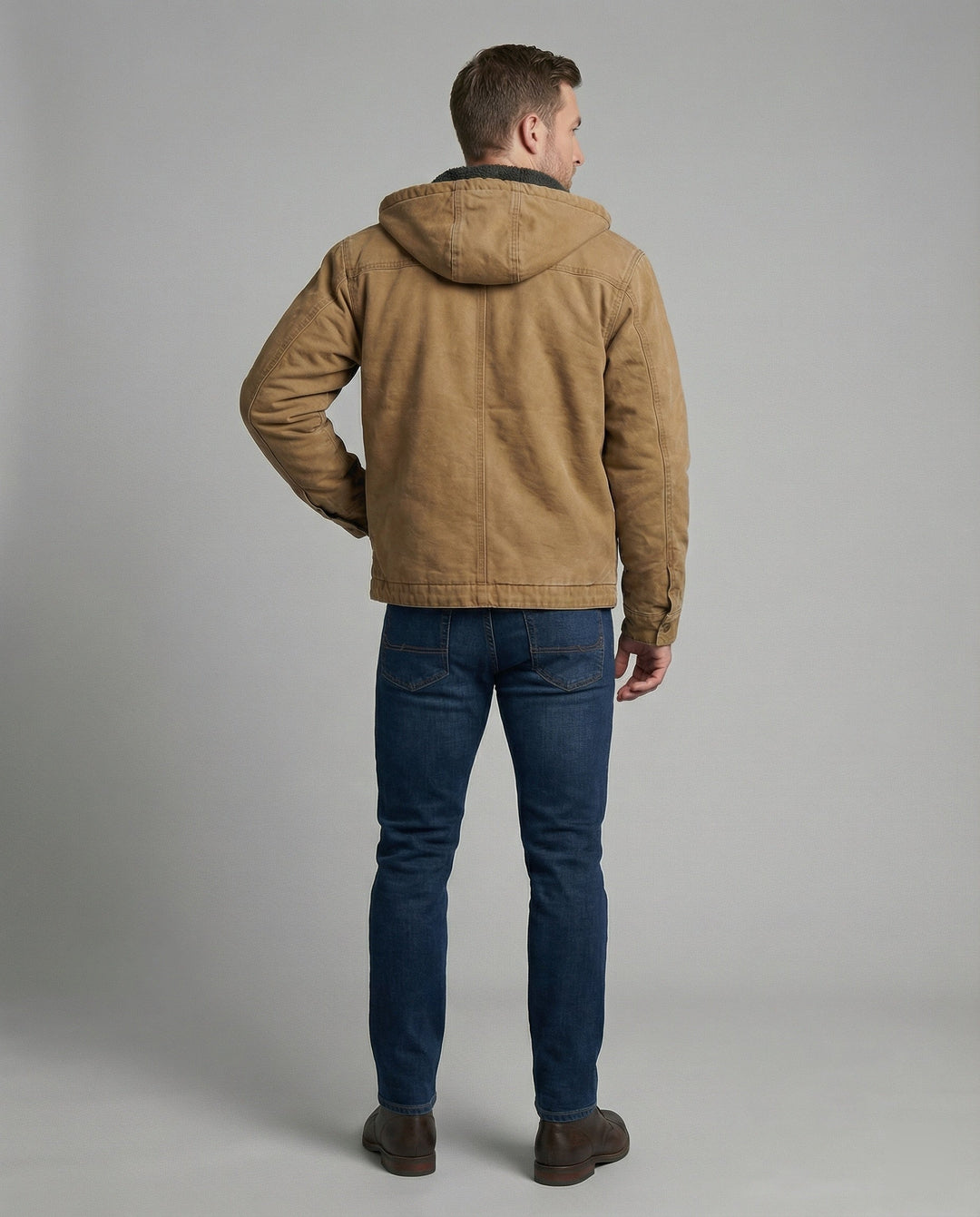 Men's Stylish Comfort-Fit Jacket with Elegant Detailing