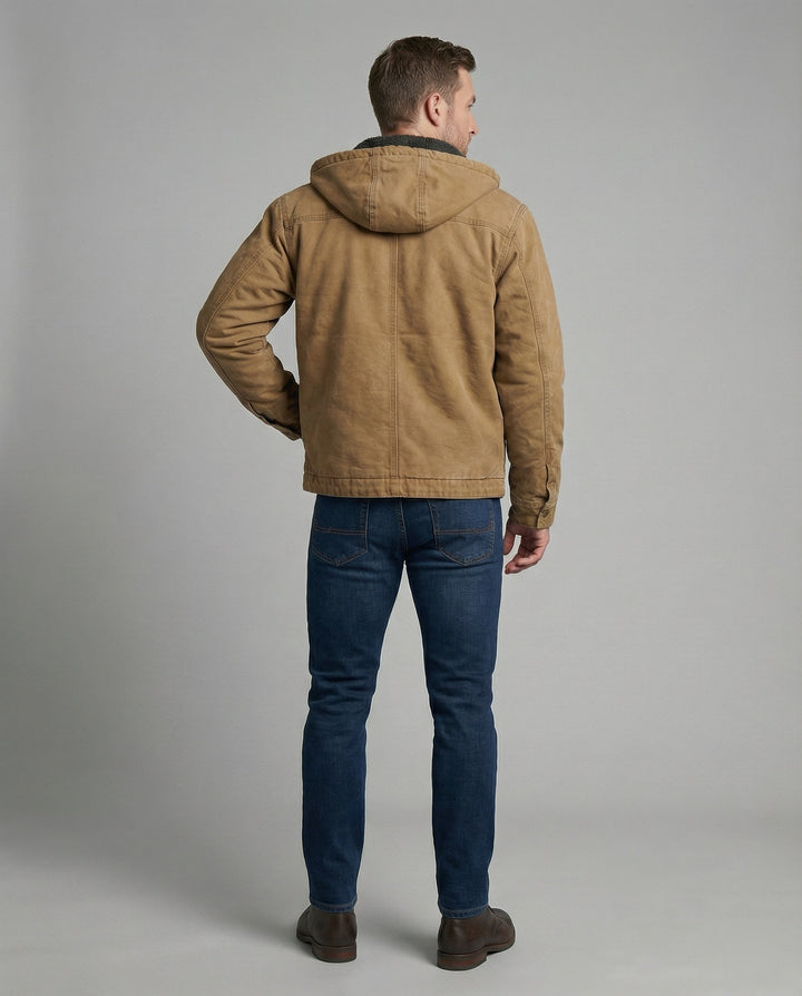 Men's Stylish Comfort-Fit Jacket with Elegant Detailing