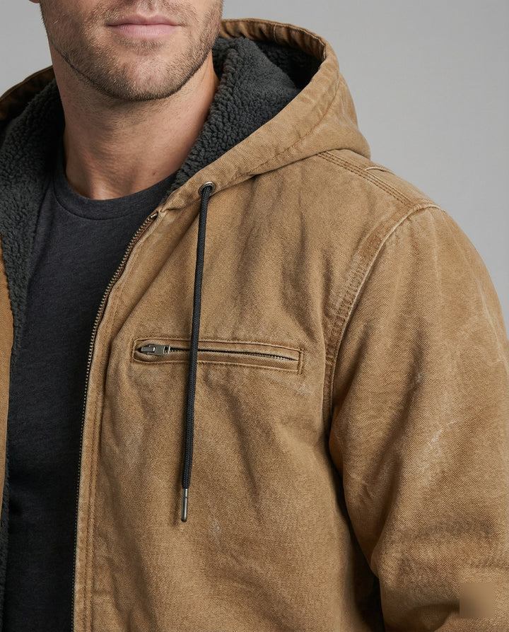 Men's Stylish Comfort-Fit Jacket with Elegant Detailing
