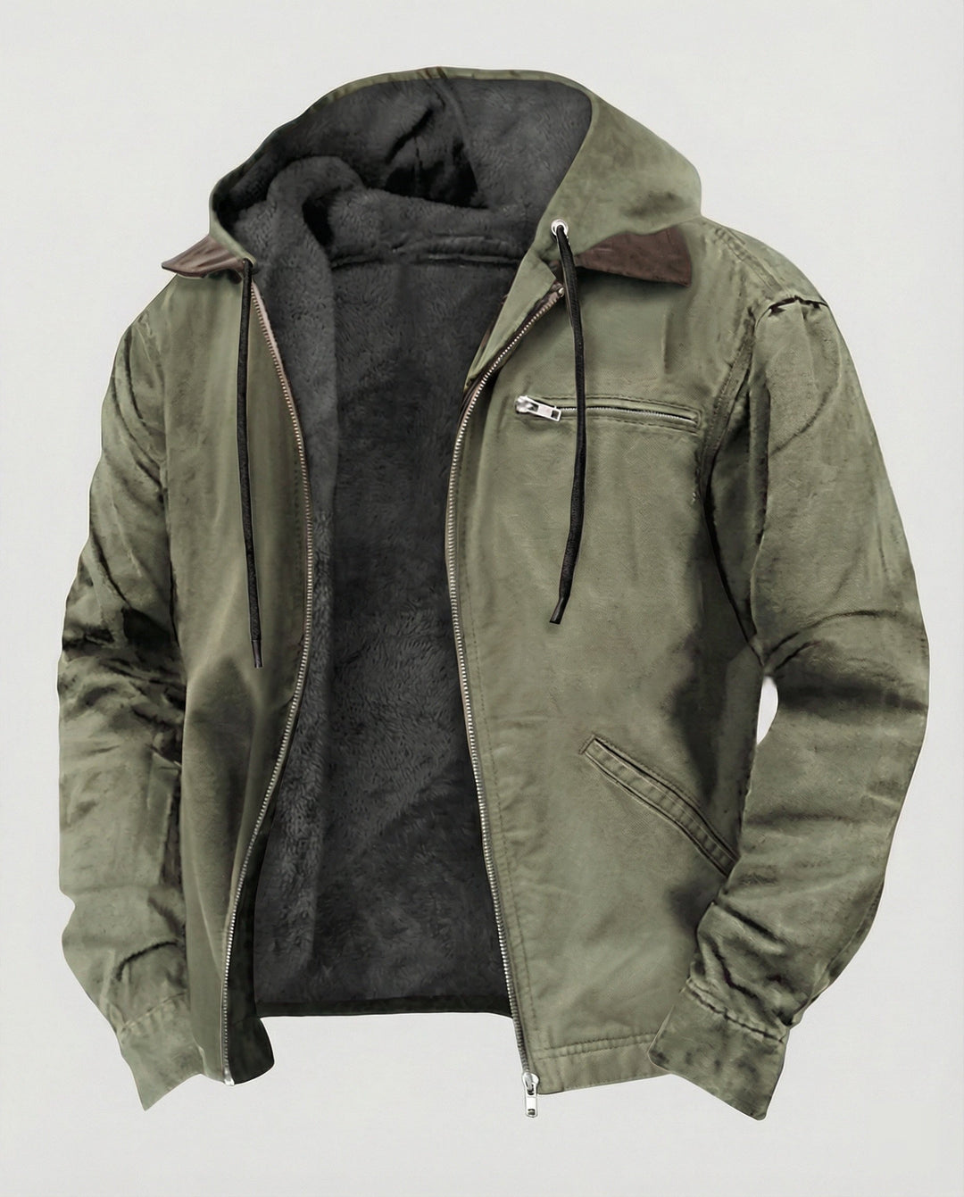 Men's Stylish Comfort-Fit Jacket with Elegant Detailing