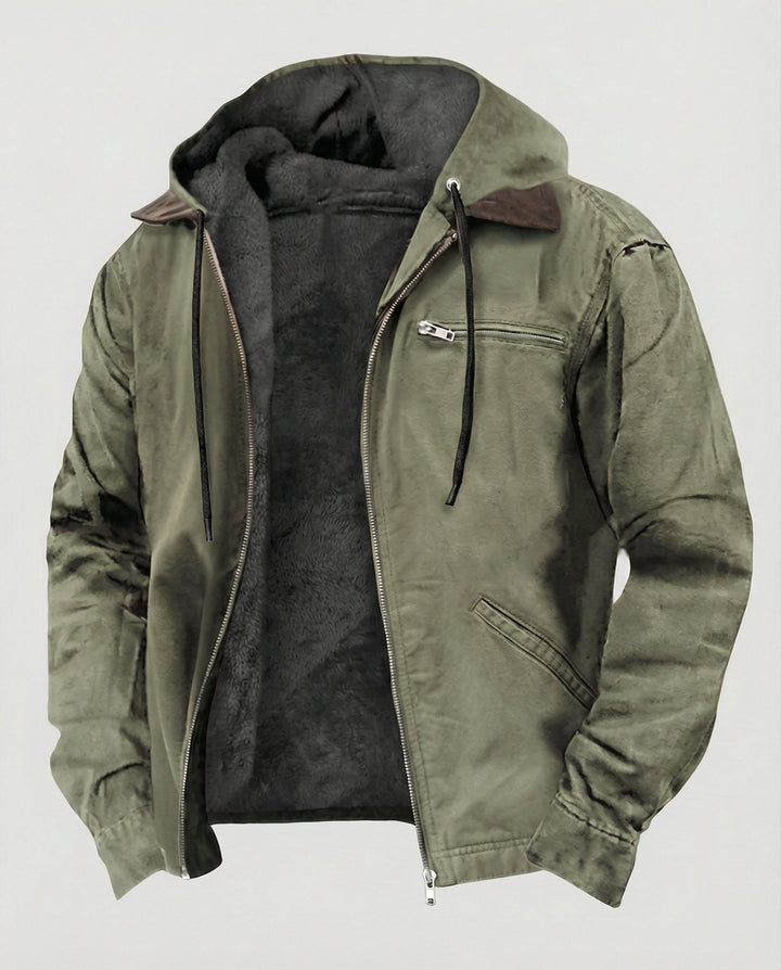 Men's Stylish Comfort-Fit Jacket with Elegant Detailing