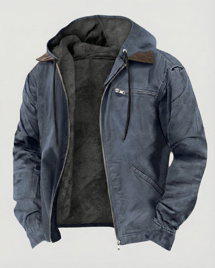 Men's Stylish Comfort-Fit Jacket with Elegant Detailing