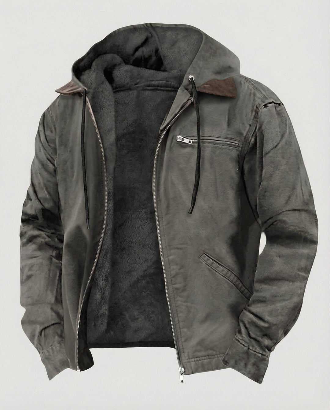 Men's Stylish Comfort-Fit Jacket with Elegant Detailing