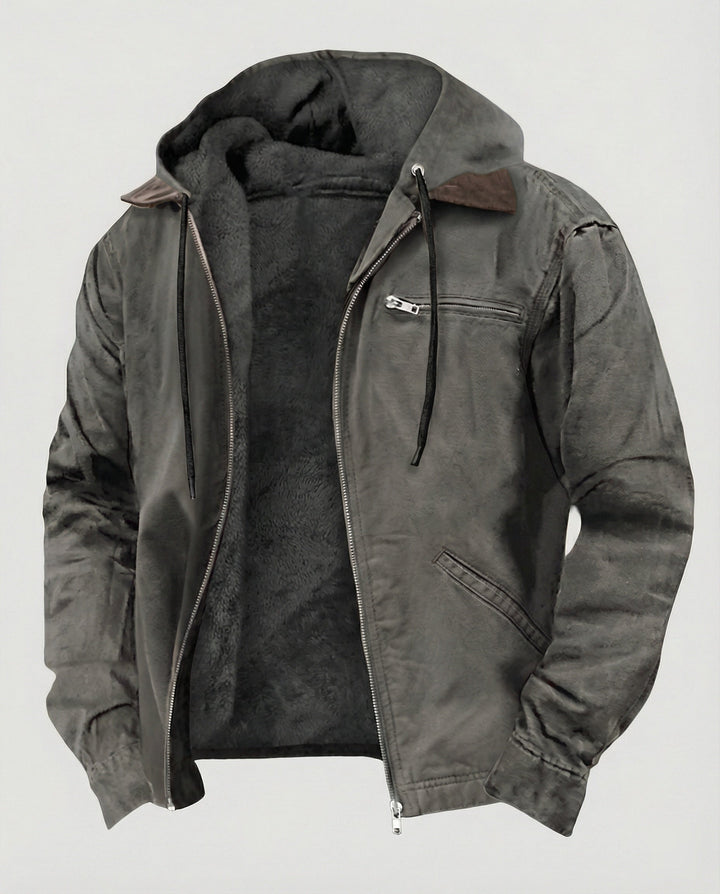 Men's Stylish Comfort-Fit Jacket with Elegant Detailing