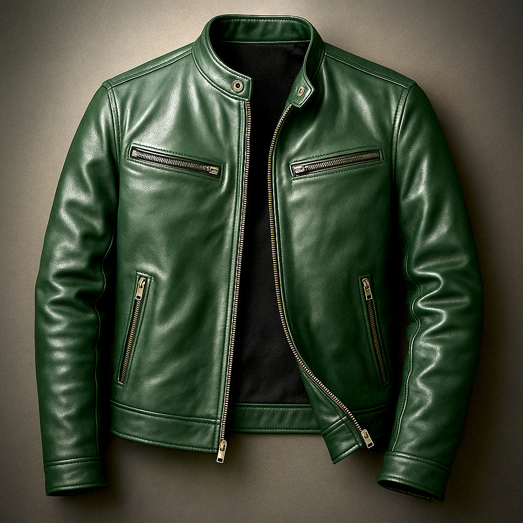 Men's Vintage Leather Jacket – Timeless Style and All-Day Comfort
