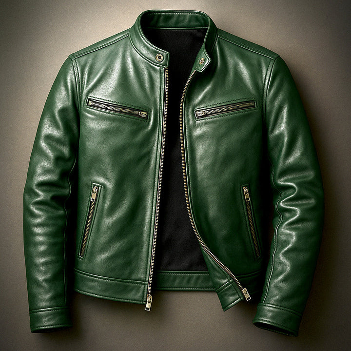 Men's Vintage Leather Jacket – Timeless Style and All-Day Comfort