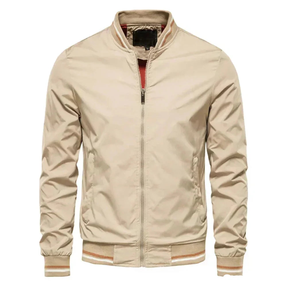 Men's Lightweight Sporty Bomber Jacket with Modern Fit