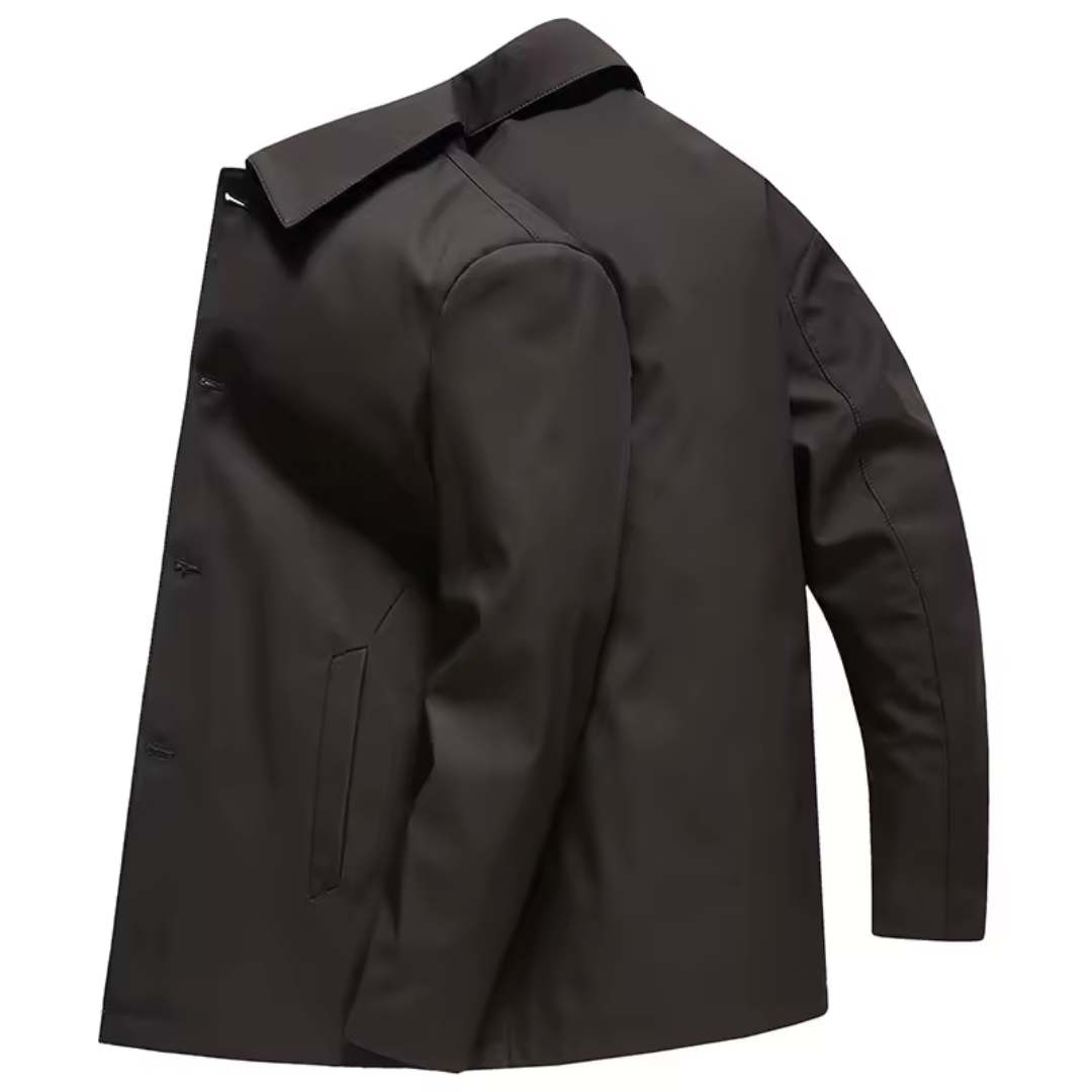 Men's Windproof Jacket – Long Fit for Autumn Weather