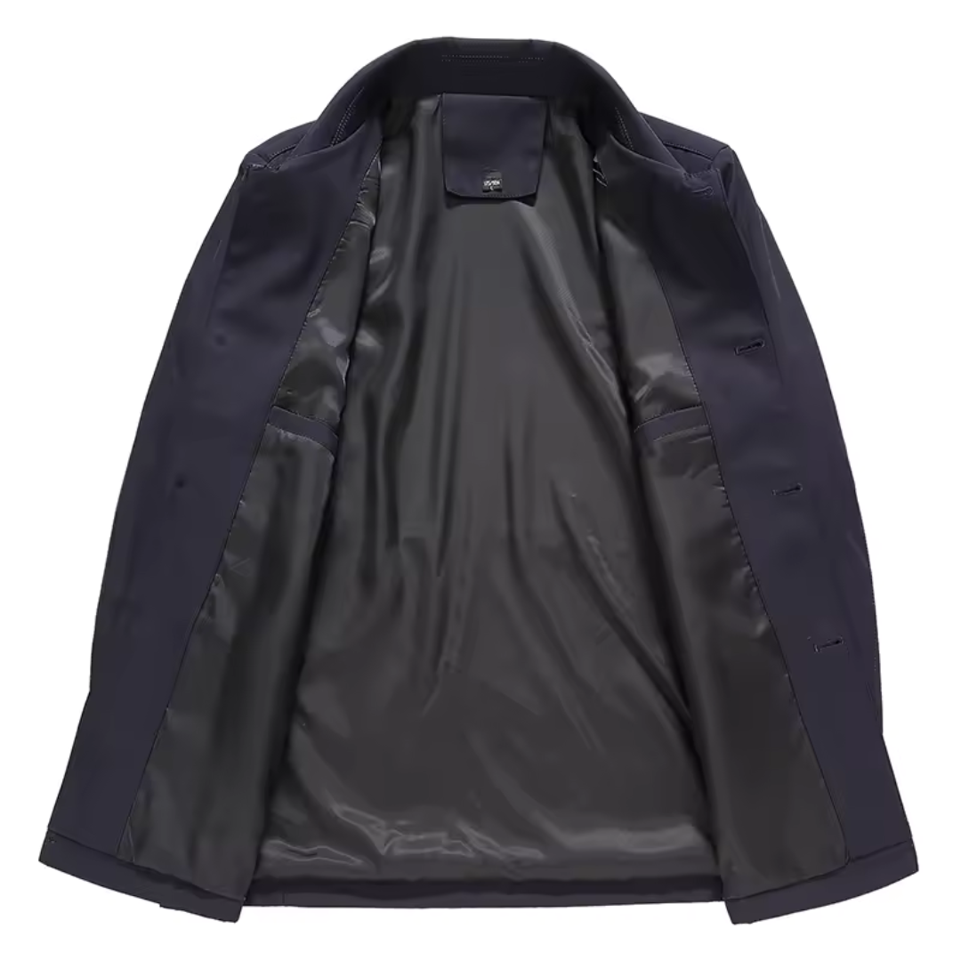 Men's Windproof Jacket – Long Fit for Autumn Weather