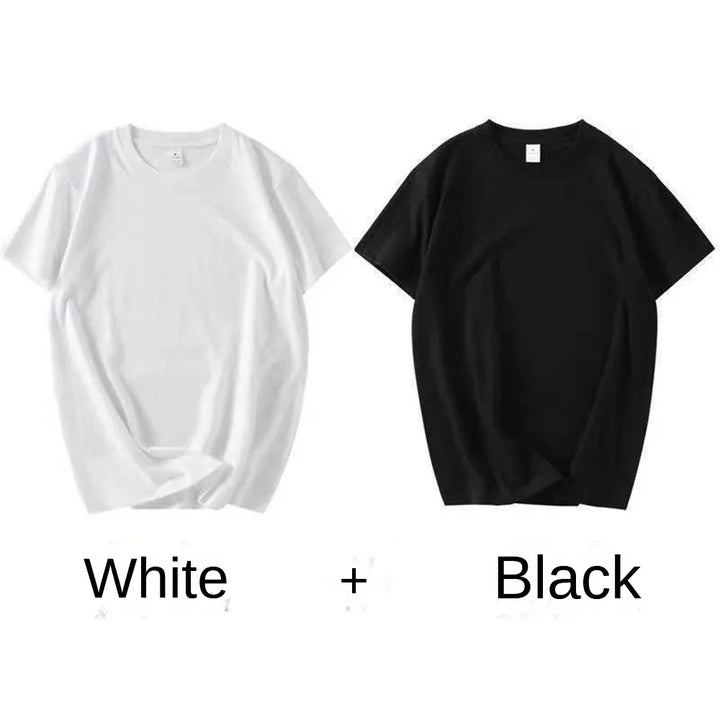 Men's 2PCS 100% Cotton Short Sleeve Casual T-Shirts-The Yellow Prime