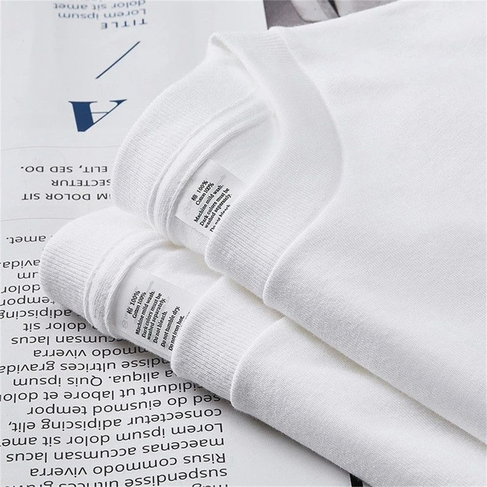 Men's 2PCS 100% Cotton Short Sleeve Casual T-Shirts-The Yellow Prime