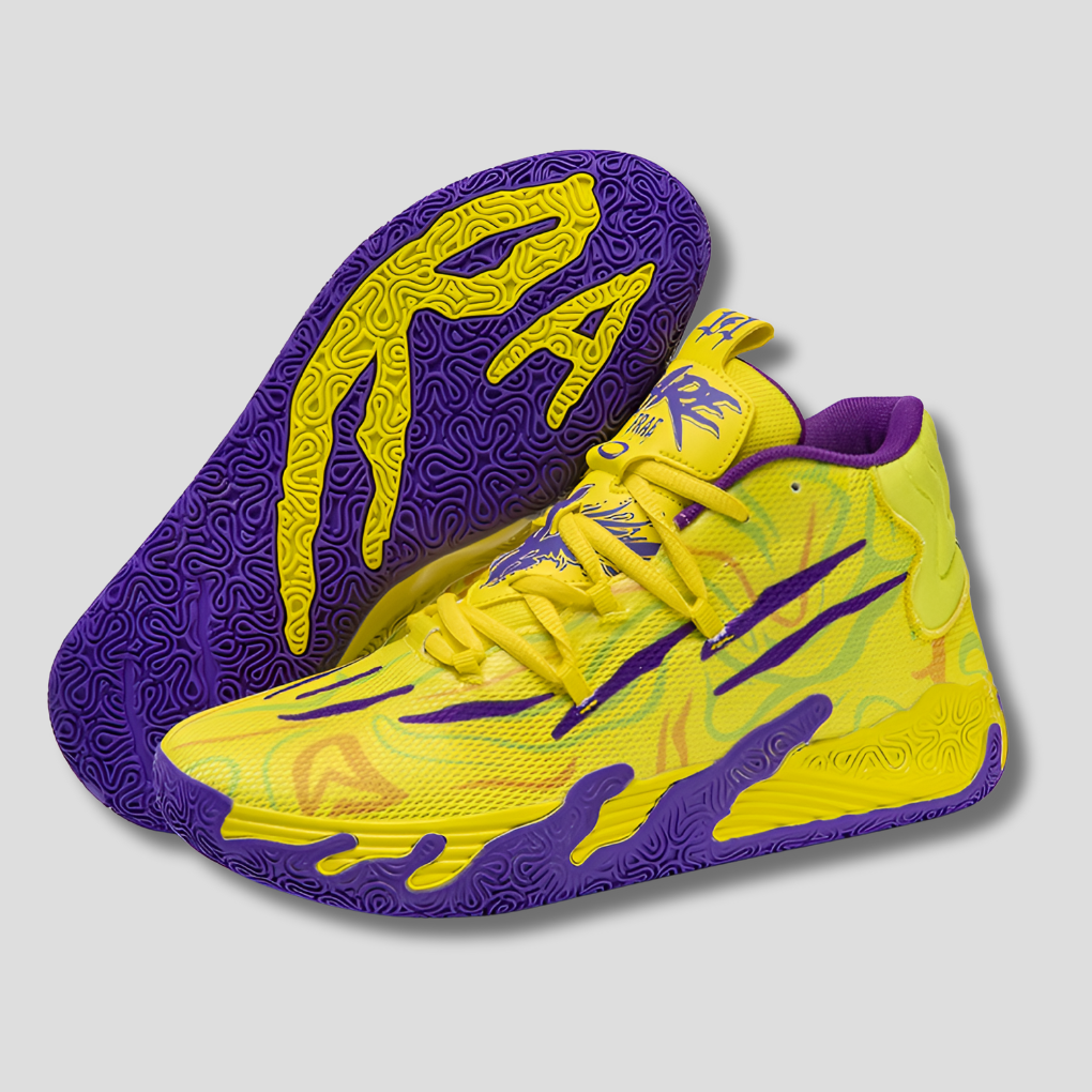 Men's Basketball Shoes with Excellent Traction-The Yellow Prime