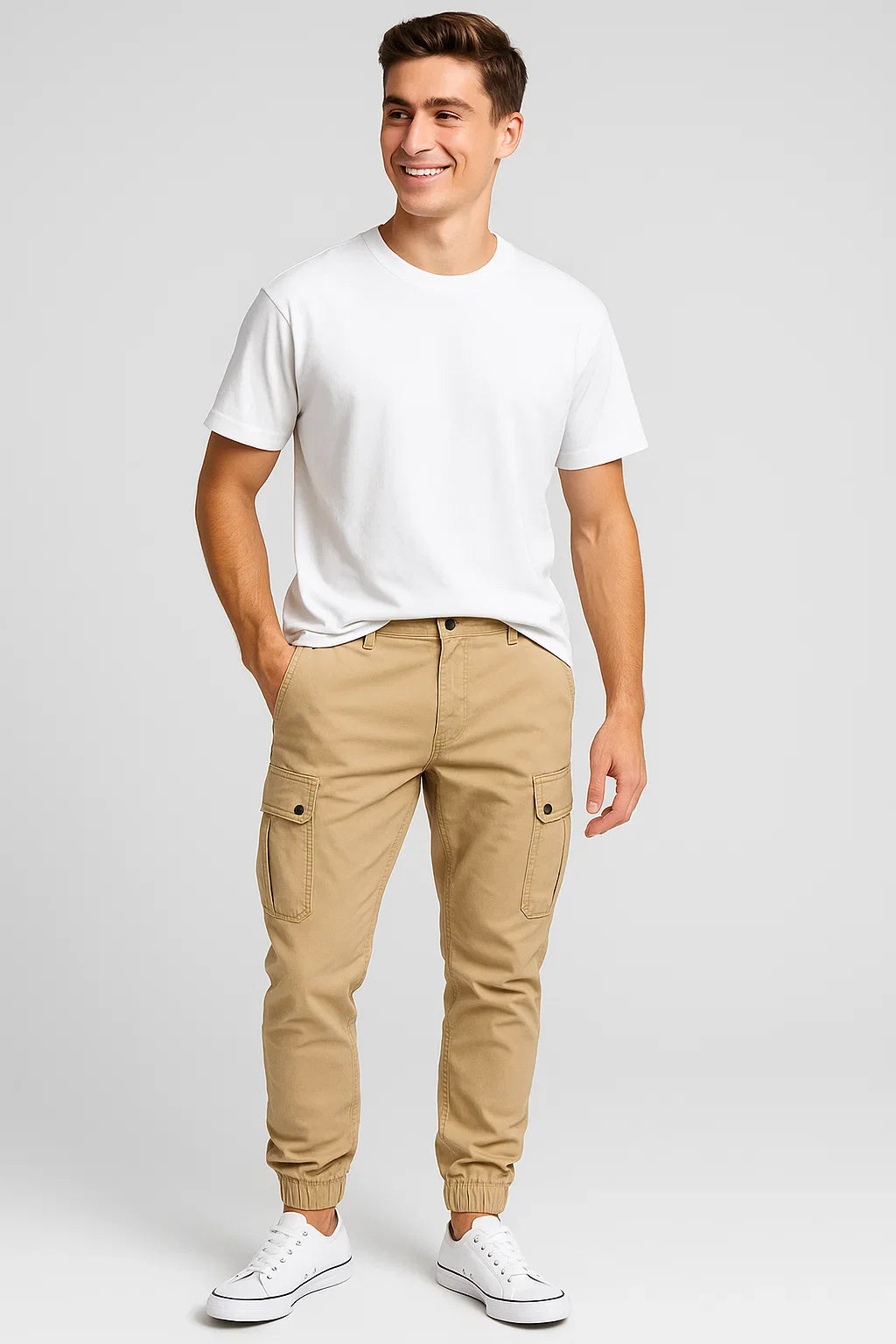 Men's Cargo Joggers for Comfortable and Stylish Casual Wear-The Yellow Prime