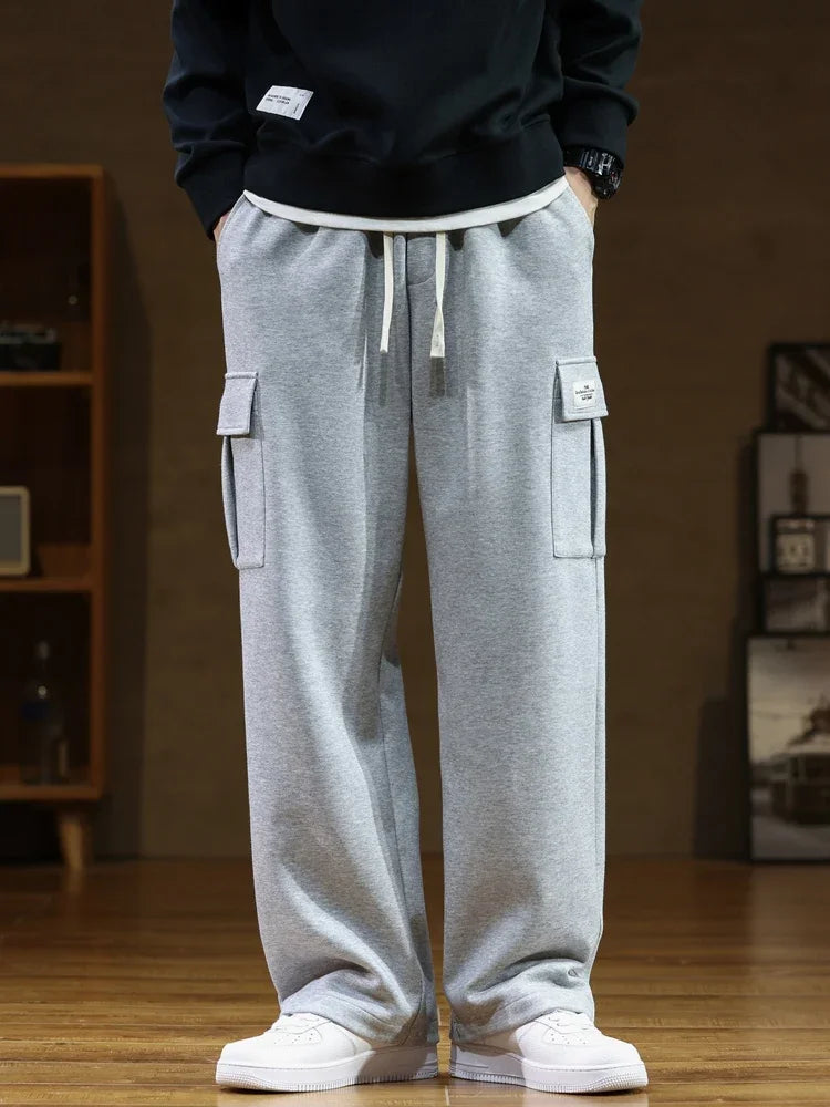 Men's Cargo Sweatpants-The Yellow Prime