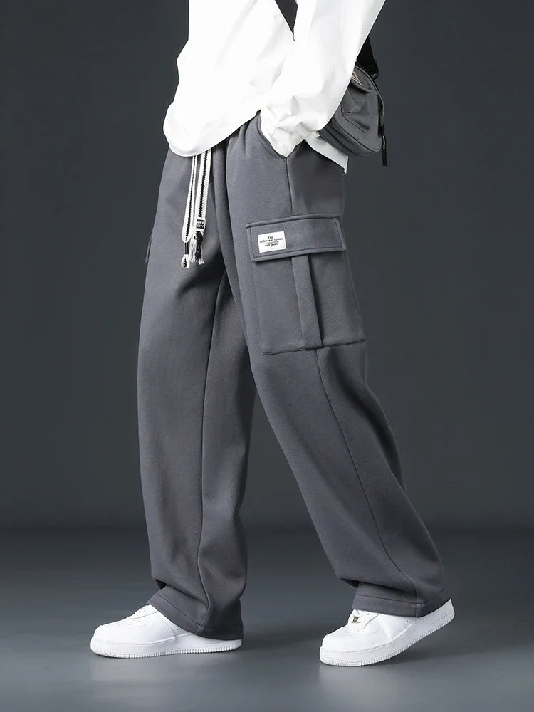 Men's Cargo Sweatpants-The Yellow Prime