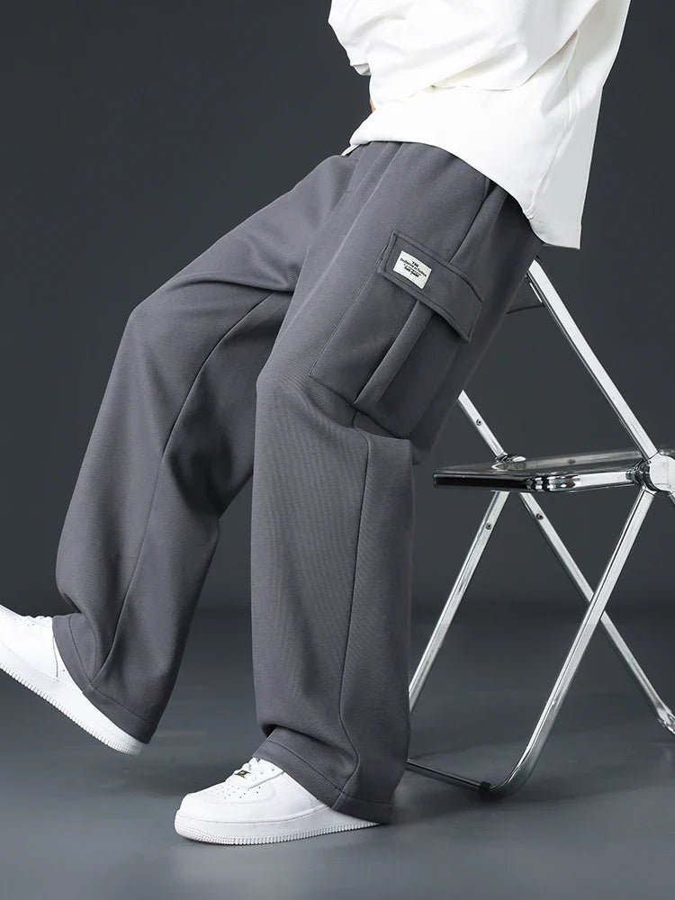 Men's Cargo Sweatpants-The Yellow Prime