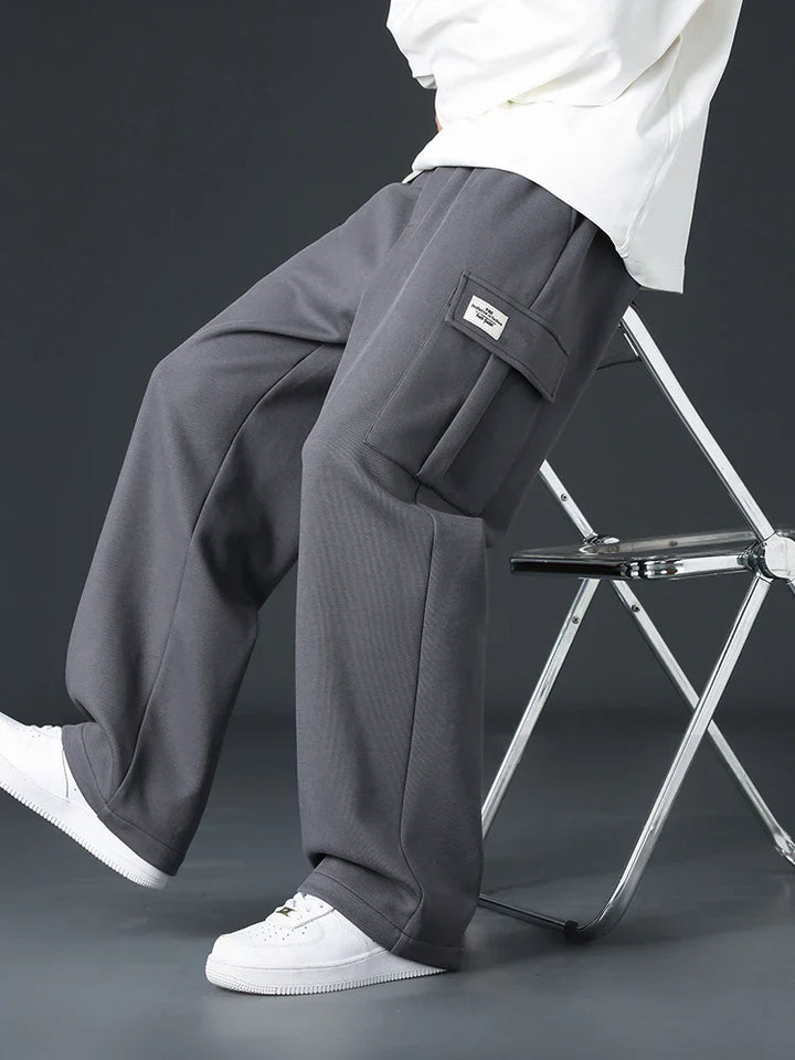 Men's Cargo Sweatpants-The Yellow Prime
