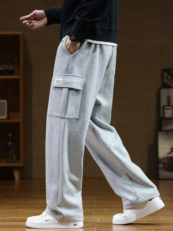 Men's Cargo Sweatpants-The Yellow Prime