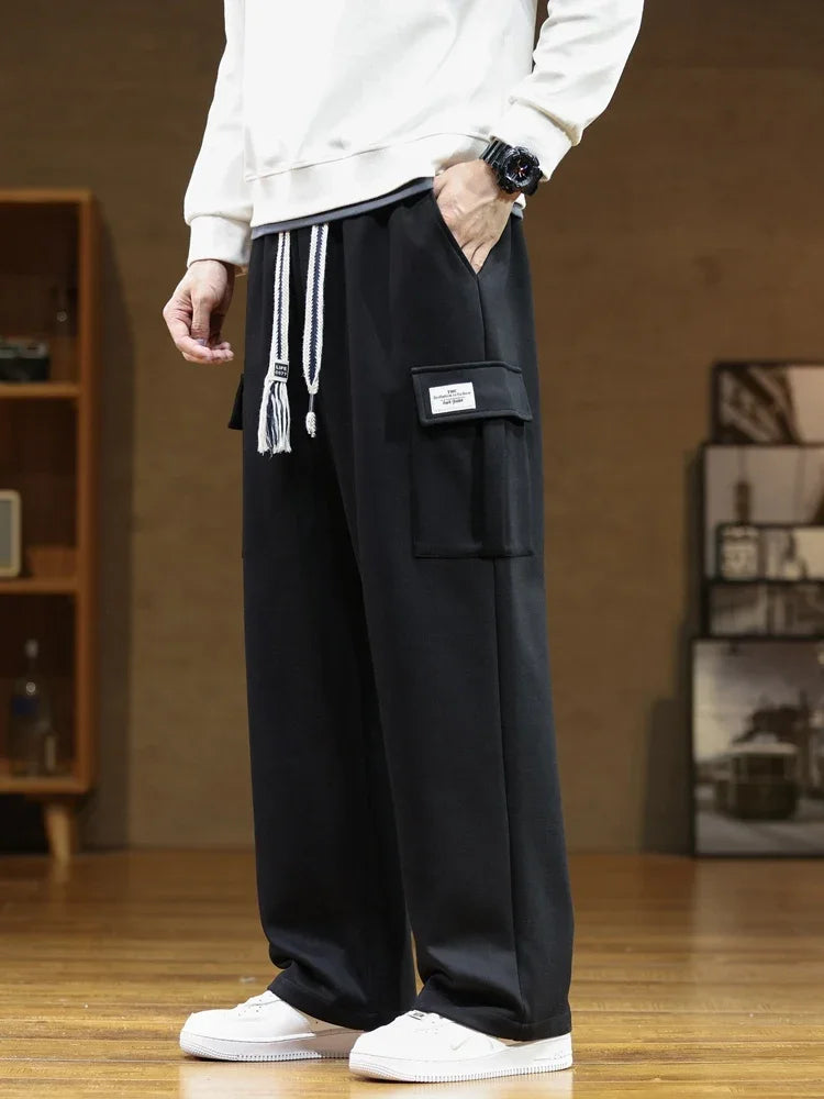 Men's Cargo Sweatpants-The Yellow Prime