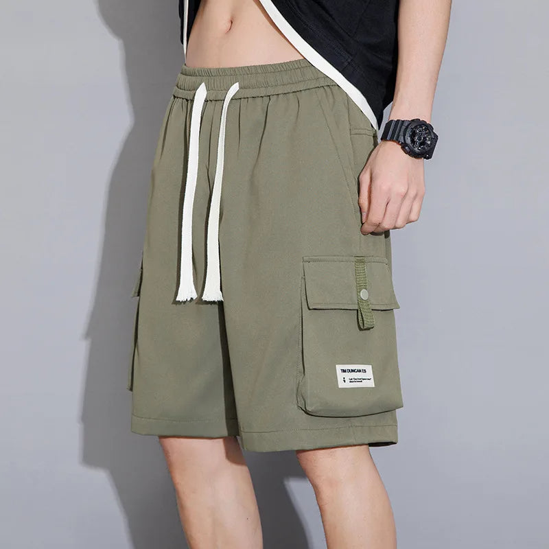 Men's Casual Cargo Shorts-The Yellow Prime