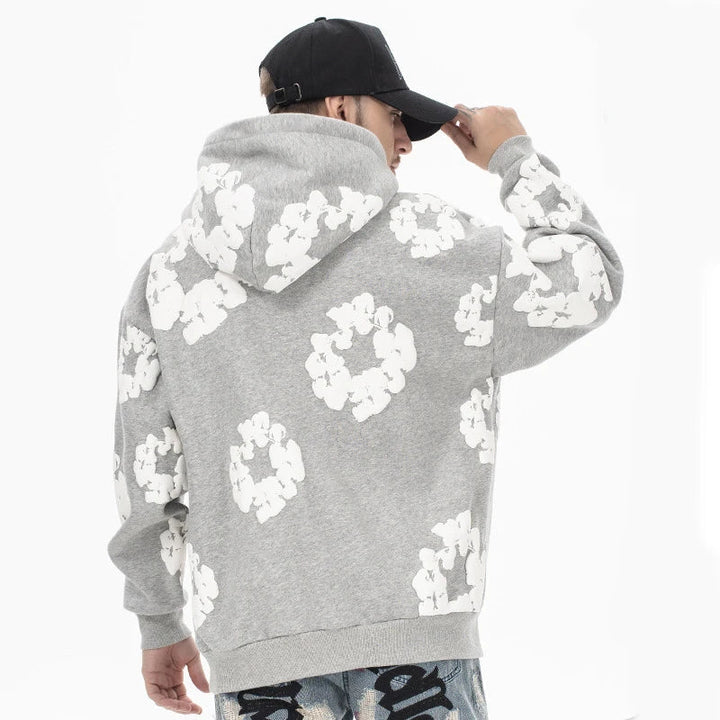 Men’s Casual Denim Tears Hoodie – Soft Hooded Sweatshirt