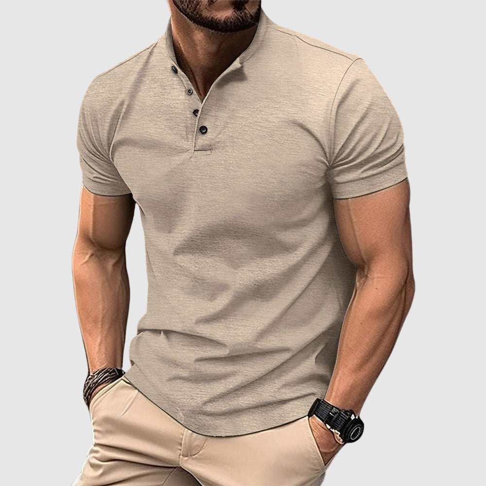 Men's Classic Breathable Polo Shirt-The Yellow Prime