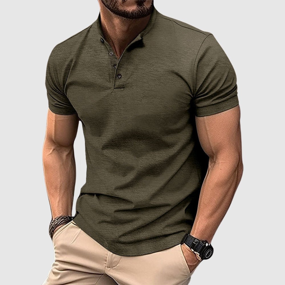 Men's Classic Breathable Polo Shirt-The Yellow Prime