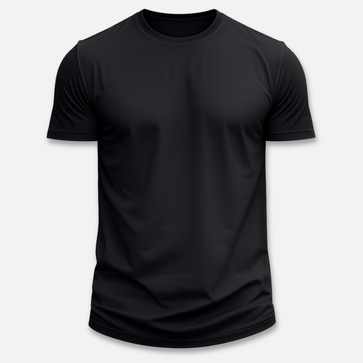 Men's Classic Round Neckline T-Shirt in Timeless Style-The Yellow Prime
