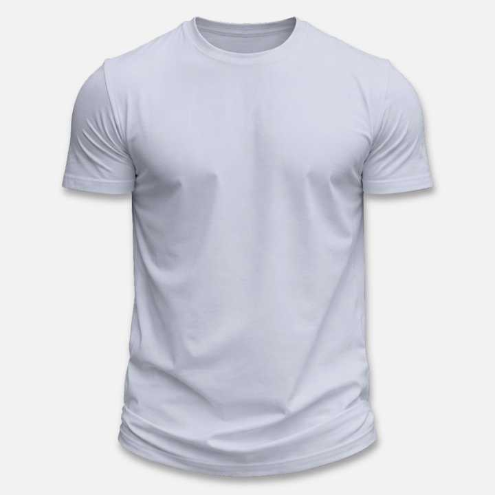 Men's Classic Round Neckline T-Shirt in Timeless Style-The Yellow Prime