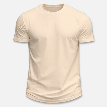 Men's Classic Round Neckline T-Shirt in Timeless Style-The Yellow Prime