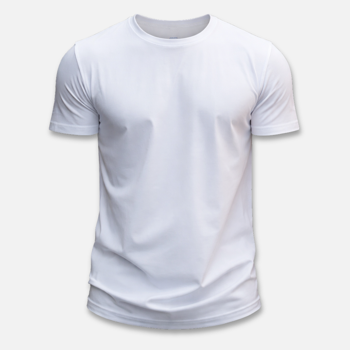 Men's Classic Round Neckline T-Shirt in Timeless Style-The Yellow Prime