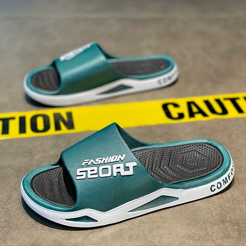 Men's Comfortable Anti-Slip Sports Slippers for Active Lifestyle-The Yellow Prime