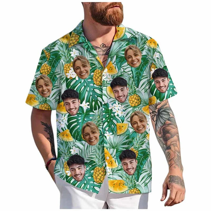 Men's Custom 3D Printed Funny Hawaiian Shirt for Beach Wear-The Yellow Prime