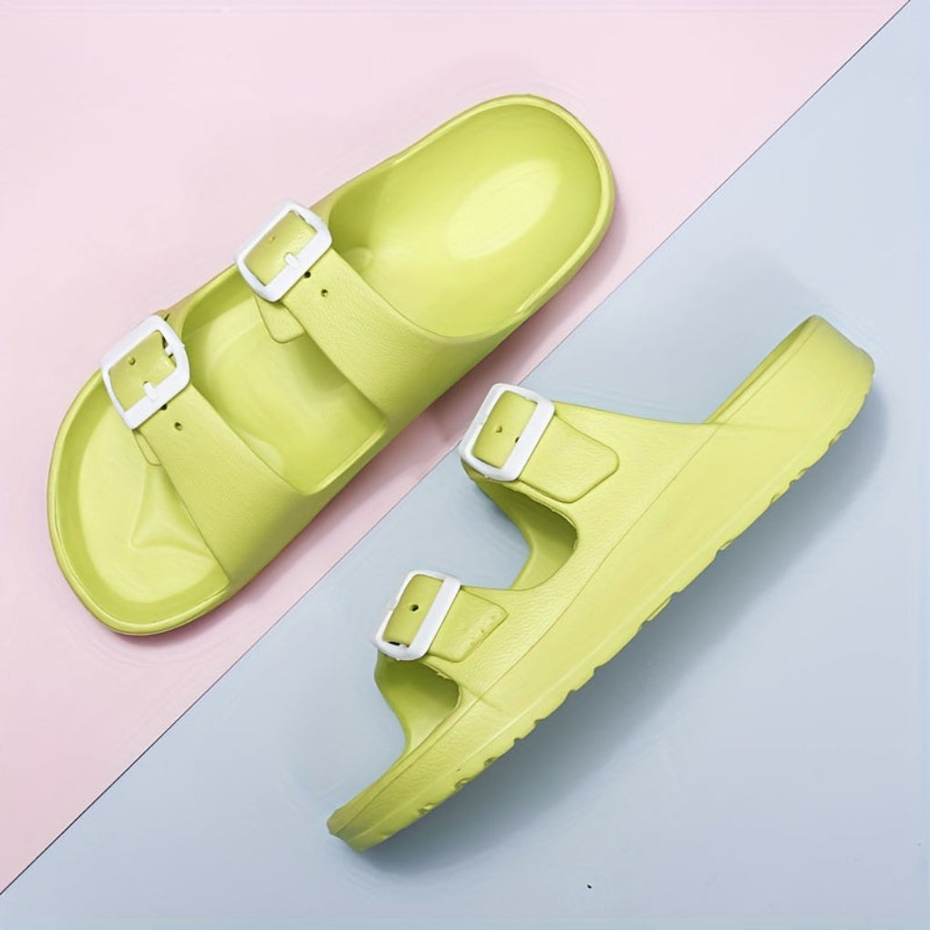Men's Double Buckle Sandal-The Yellow Prime