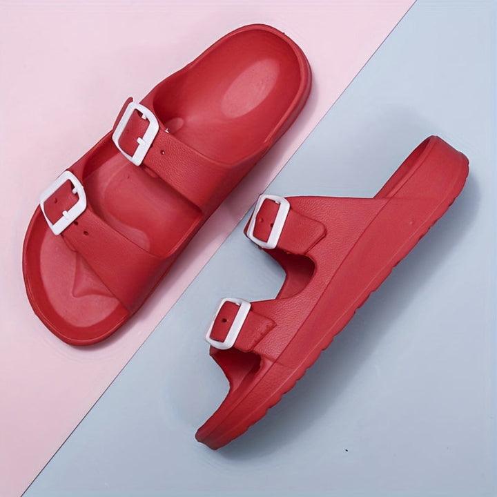 Men's Double Buckle Sandal-The Yellow Prime