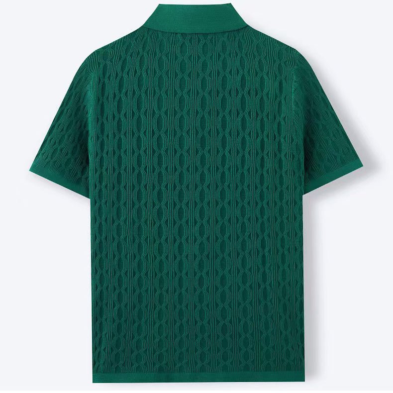 Men's Elegance Short Sleeve Shirt-The Yellow Prime