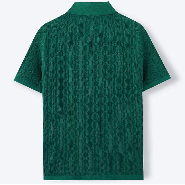 Men's Elegance Short Sleeve Shirt-The Yellow Prime