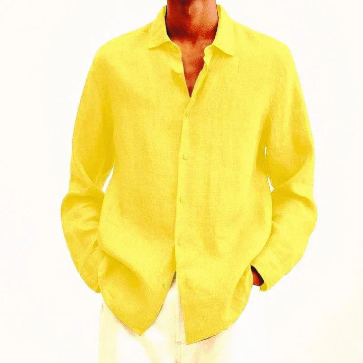 Men's Elegant Dress Shirt-The Yellow Prime