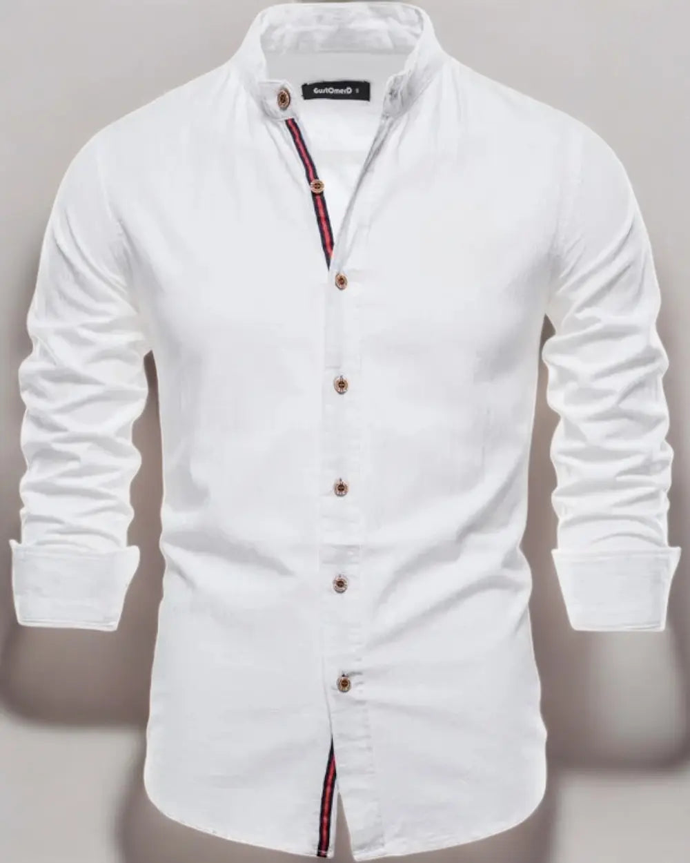 Men's Elegant Linen Dress Shirt-The Yellow Prime