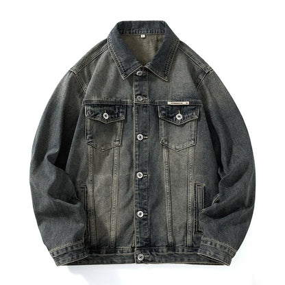 Men's Fade Denim Jacket-The Yellow Prime