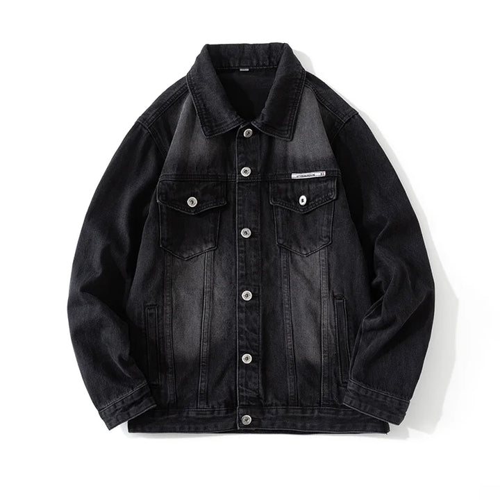 Men's Fade Denim Jacket-The Yellow Prime