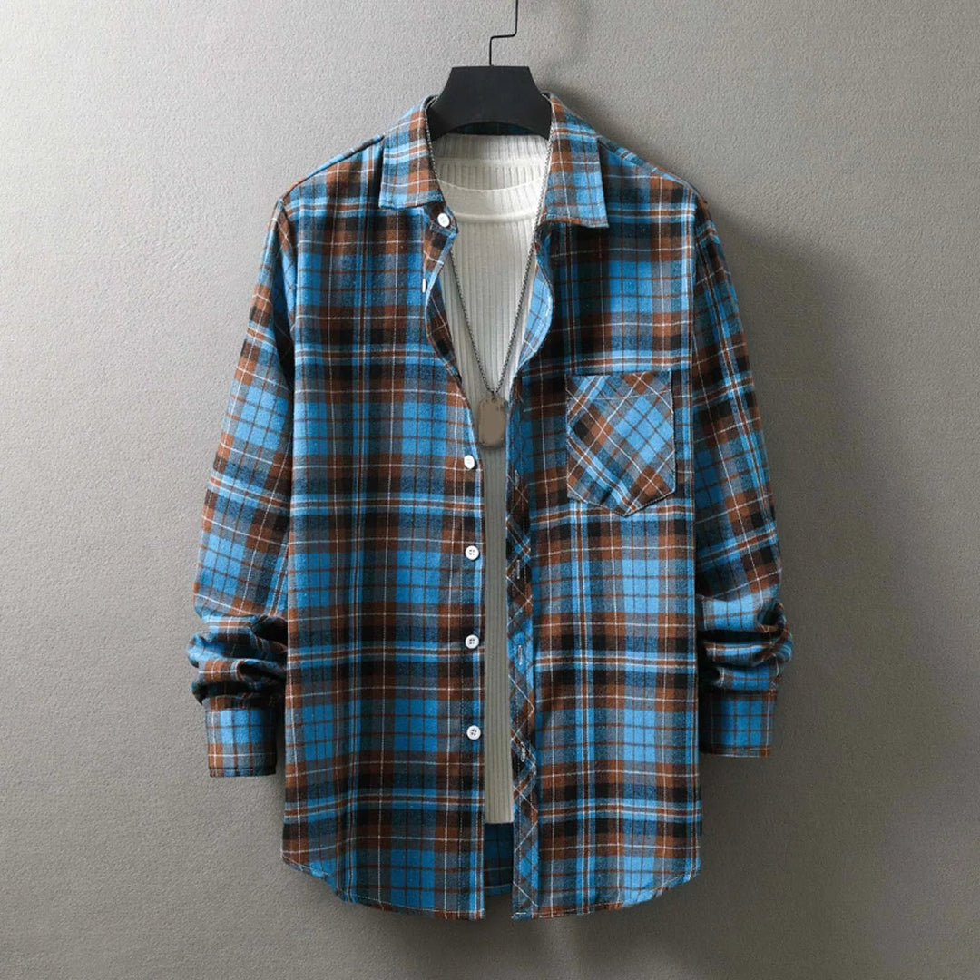 Men's Flannel Shirt - Mirante Style-The Yellow Prime