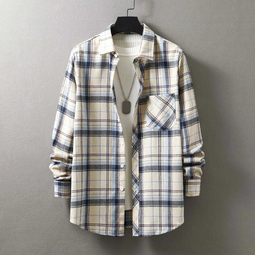 Men's Flannel Shirt - Mirante Style-The Yellow Prime