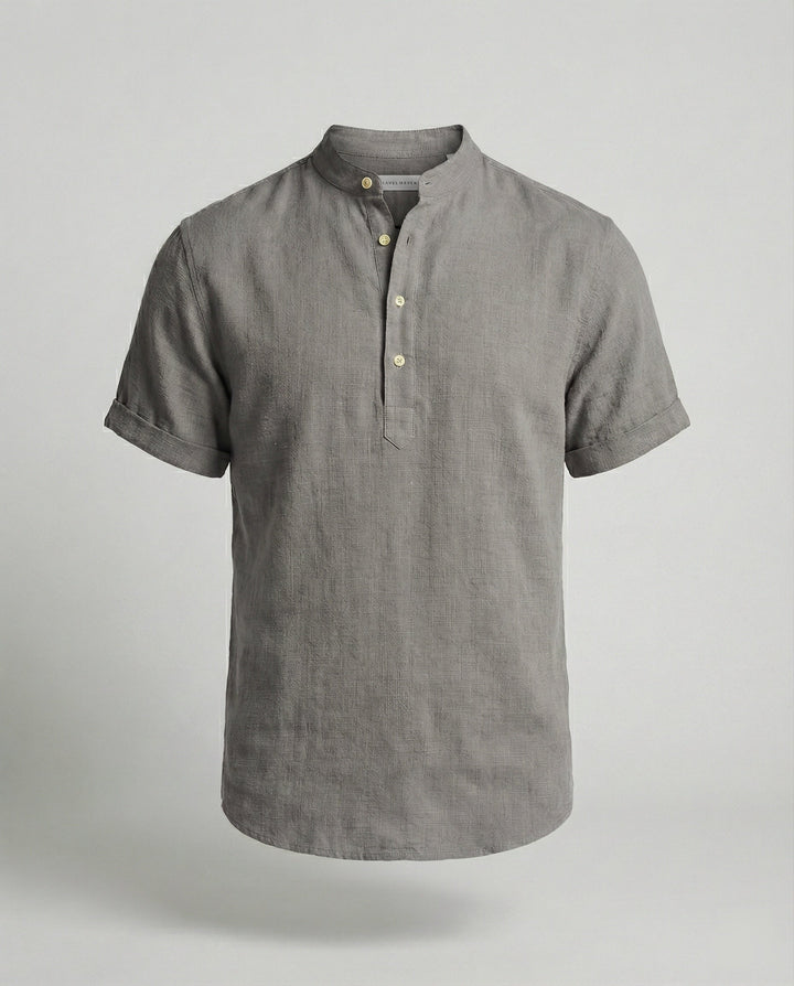 Men's High-Quality Comfortable V-Neck Polo Shirt-The Yellow Prime