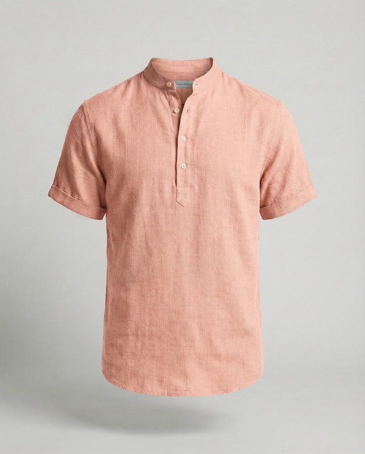Men's High-Quality Comfortable V-Neck Polo Shirt-The Yellow Prime