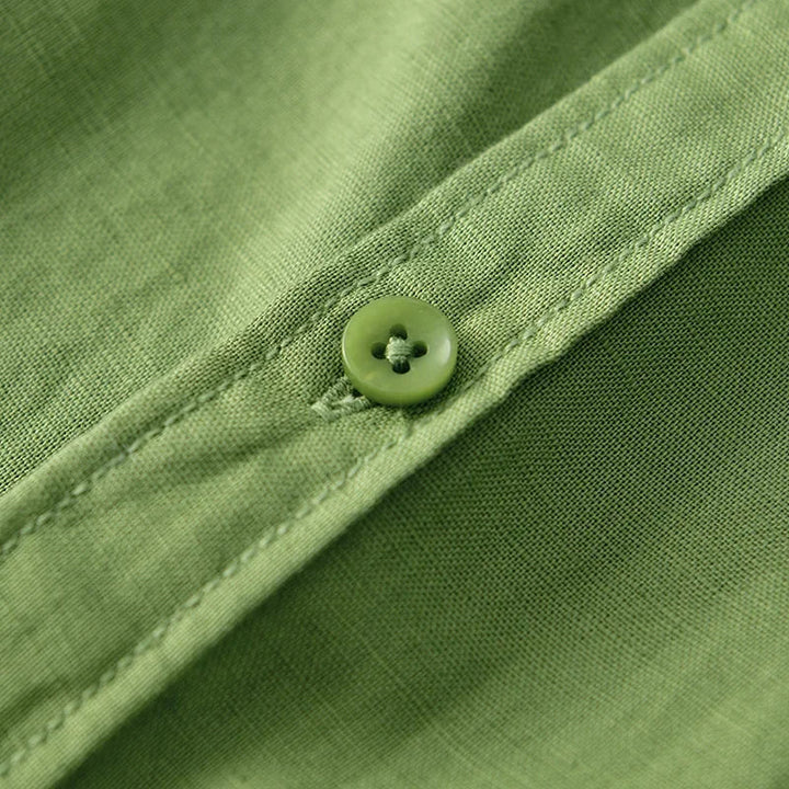 Men's High-Quality Linen Shirt-The Yellow Prime