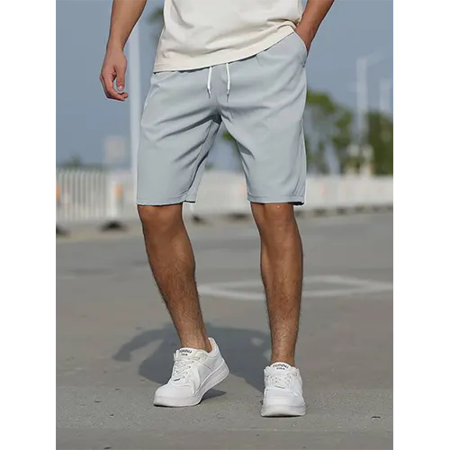 Men's High Waist Summer Shorts-The Yellow Prime