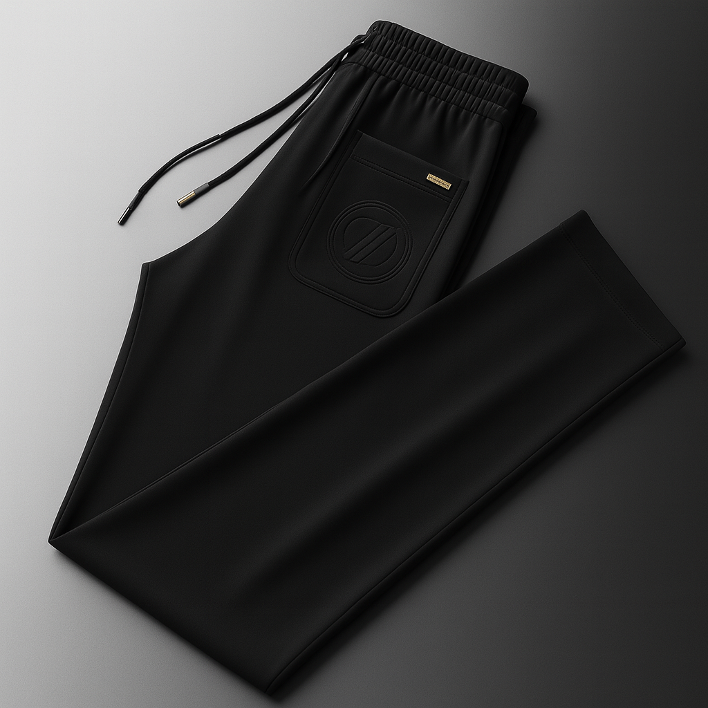 Men's Ice Silk Drawstring Sweatpants-The Yellow Prime
