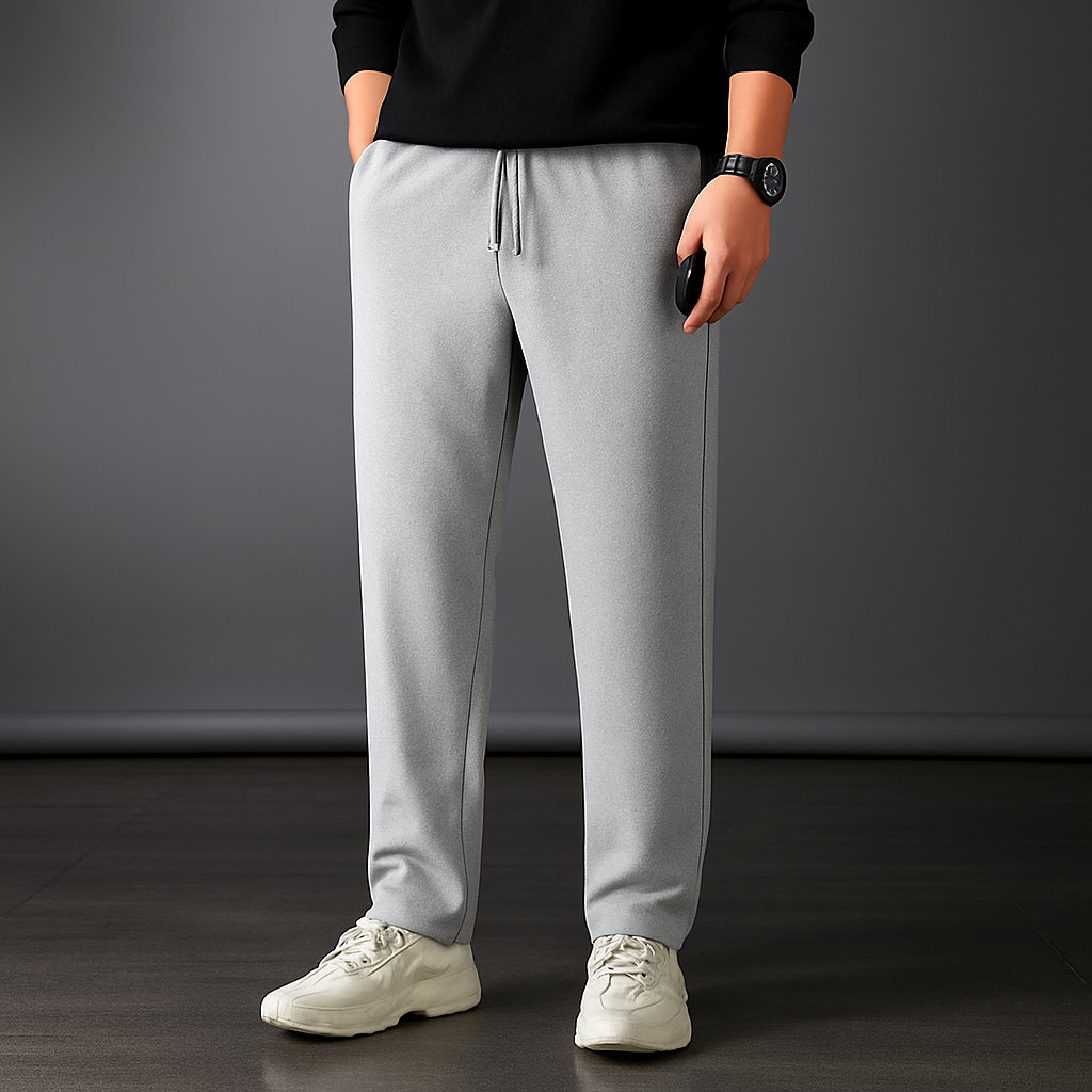 Men's Ice Silk Drawstring Sweatpants-The Yellow Prime