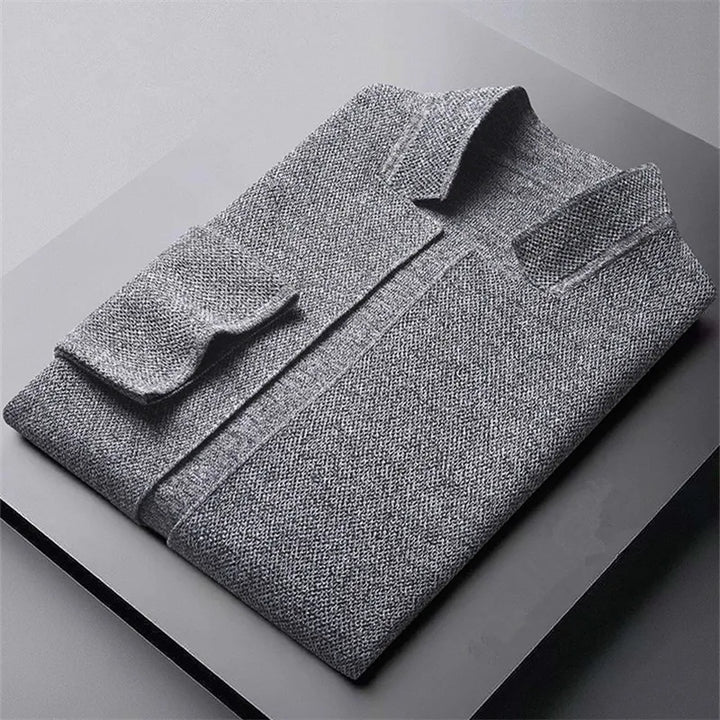 Men's Knit Cardigan - Stylish and Comfortable Sweater-The Yellow Prime
